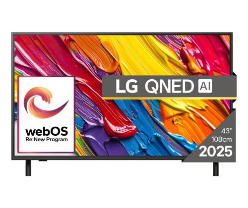 TV Set LG 43 " 4K Ultra HD 3840 x 2160 pixels Flat 16:9 QNED 43QNED84A3C
