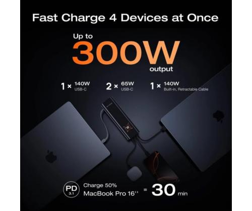 POWER BANK USB 27650MAH RAPID/PRO +CABLE 5019301011 ECOFLOW