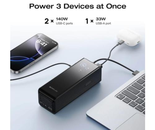 POWER BANK USB 25000MAH RAPID/170W BLACK 5023001024 ECOFLOW