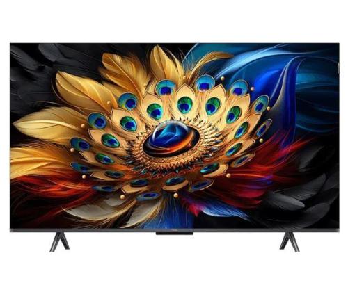 TV Set TCL 50" 4K/Smart QLED 3840x2160 Wireless LAN Bluetooth Google TV Black 50C655