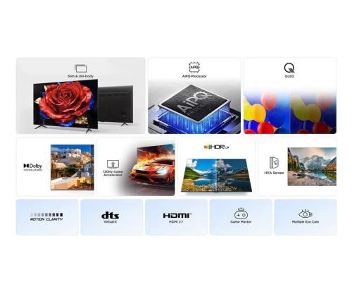TV Set TCL 50 " 4K Ultra HD 3840 x 2160 pixels Flat 16:9 QLED 50T69C