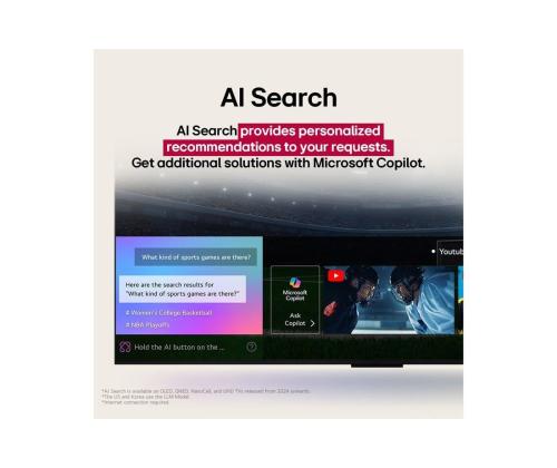 TV Set LG 55" 4K/Smart 3840x2160 Wireless LAN Bluetooth webOS 55UA73003LA