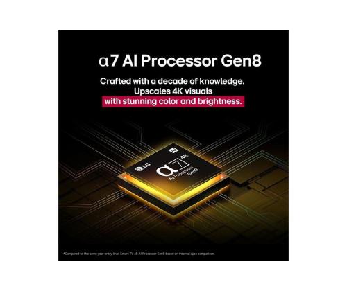 TV Set LG 55" 4K/Smart 3840x2160 Wireless LAN Bluetooth webOS 55UA73003LA