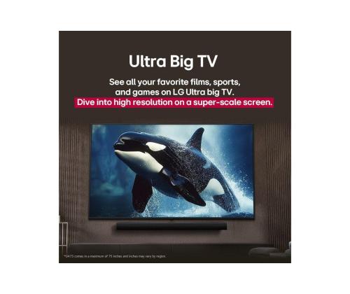 TV Set LG 55" 4K/Smart 3840x2160 Wireless LAN Bluetooth webOS 55UA73003LA