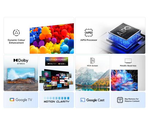 TV Set TCL 55 " 4K Ultra HD 3840 x 2160 pixels Flat 16:9 DLED 55V6C