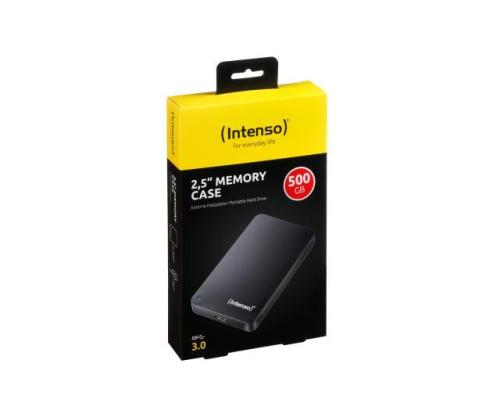 External HDD INTENSO 6021513 5TB USB 3.0 Colour Black 6021513