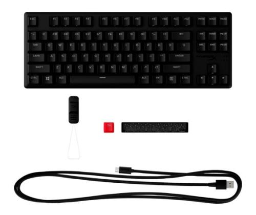 KEYBOARD ALLOY ORIGINS CORE/PBT HX RED 639N7AA#ABA HYPERX