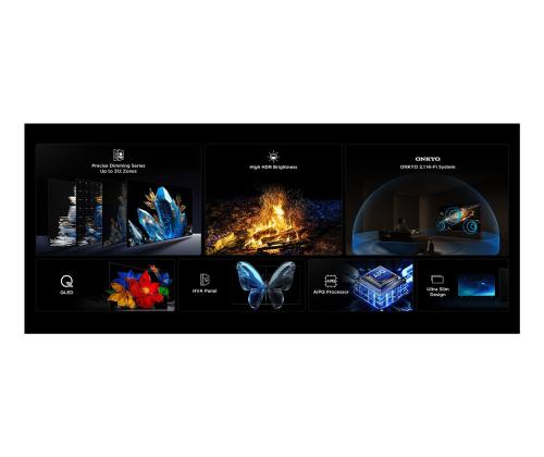 TV Set TCL 65 " 4K Ultra HD 3840 x 2160 pixels Flat 16:9 QD-Mini LED 65Q6C