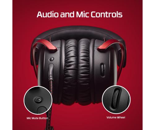 HEADSET HYPERX CLOUD III/BLACK/RED 727A9AA HYPERX