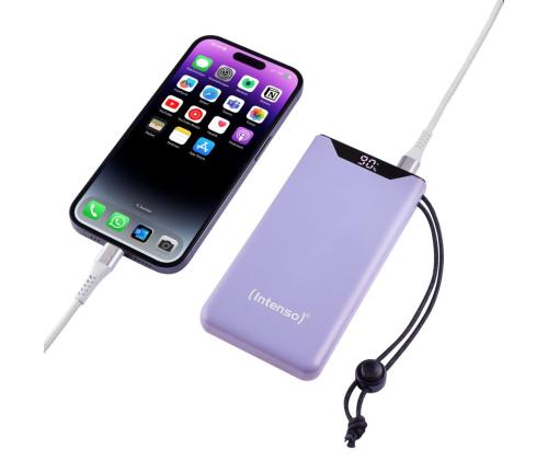 POWER BANK USB 10000MAH QC3.0/PURPLE F10000 7332033 INTENSO