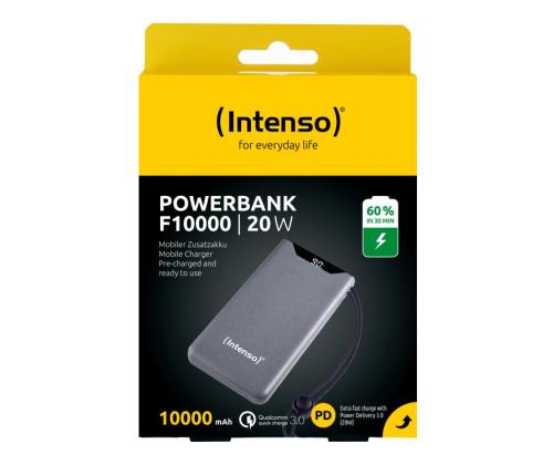 POWER BANK USB 10000MAH/GRAY 7332034 INTENSO
