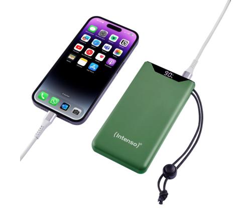 POWER BANK USB 10000MAH/GREEN 7332037 INTENSO