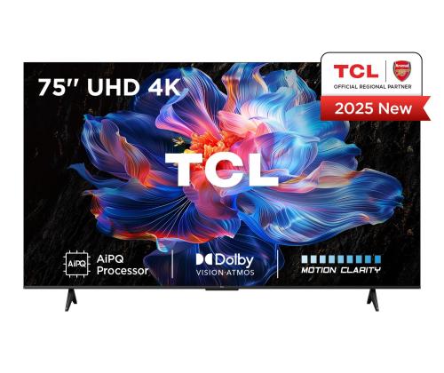 TV Set TCL 75 " 4K Ultra HD 3840 x 2160 pixels Flat 16:9 DLED 75V6C