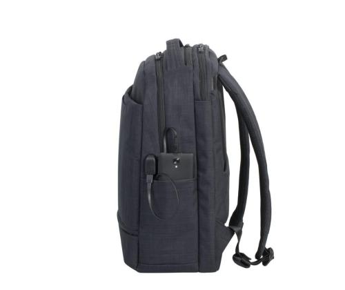 NB BACKPACK BISCAYNE 17.3"/8365 BLACK RIVACASE