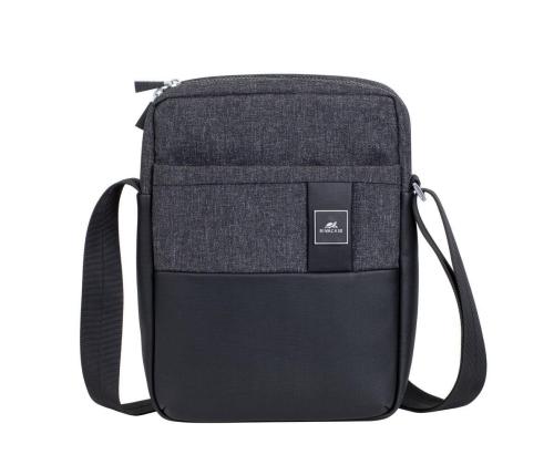 TABLET CASE CROSSBODY 11"/8811 BLACK MELANGE RIVACASE