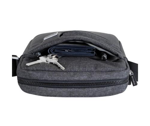 TABLET CASE CROSSBODY 11"/8811 BLACK MELANGE RIVACASE