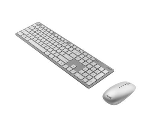 KEYBOARD +MOUSE WRL OPT. W5000/WHITE 90XB0430-BKM3D0 ASUS