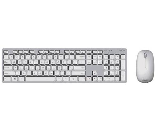 KEYBOARD +MOUSE WRL OPT. W5000/WHITE 90XB0430-BKM3A0 ASUS
