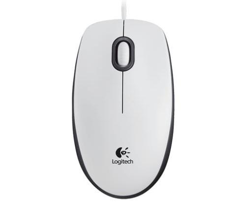 MOUSE USB OPTICAL M100/WHITE 910-005004 LOGITECH