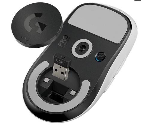 MOUSE USB OPTICAL WRL PRO X/WHITE 910-005943 LOGITECH