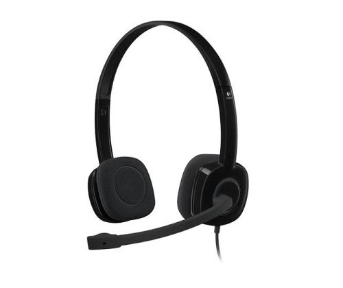 HEADSET STEREO H151/BLACK 981-000589 LOGITECH