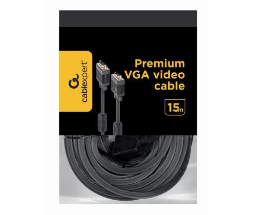 CABLE VGA 15M PREMIUM/CC-PPVGA-15M-B GEMBIRD