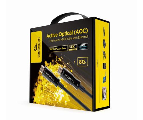 CABLE HDMI-HDMI 80M AOC/CCBP-HDMI-AOC-80M-02 GEMBIRD