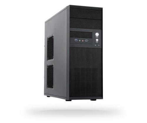Case CHIEFTEC CQ-01B-U3-OP MidiTower ATX MicroATX Colour Black CQ-01B-U3-OP