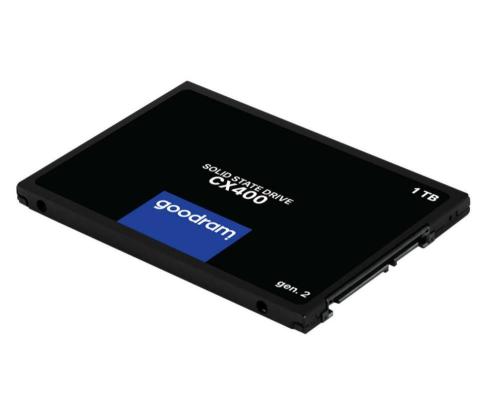 SSD GOODRAM CX400 GEN.2 1TB SATA 3D TLC Write speed 500 MBytes/sec Read speed 550 MBytes/sec 2,5"…