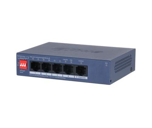 Switch DAHUA CS4005-4GT-36 Switch type Managed Switch layer L2 Form factor Desktop/Wall-Mounting…