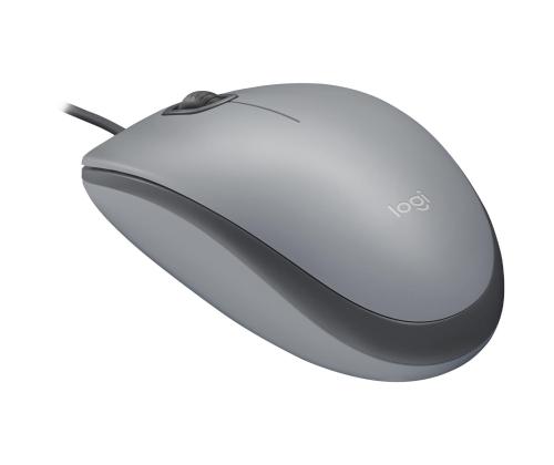 MOUSE USB OPTICAL M110 SILENT/MID GRAY 910-006760 LOGITECH