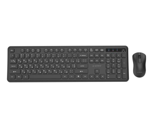 KEYBOARD +MOUSE WRL CYRILLIC/BK KBS-WPS-01-CYRL GEMBIRD