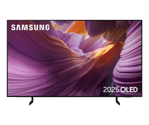 TV Set SAMSUNG 55" OLED/4K/Smart 3840x2160 Wireless LAN Bluetooth Tizen Black QE55S85FAUXXH