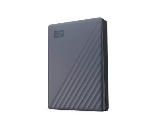 External HDD WESTERN DIGITAL My Passport WDBRMD0050BGY-WESN 5TB USB-C Colour Grey WDBRMD0050BGY-WESN