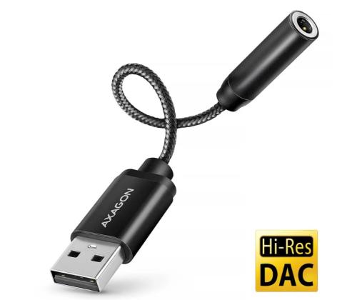 ADAPTER USB-C TO AUDIO 3.5MM/DAC 0.1M ADA-HA AXAGON