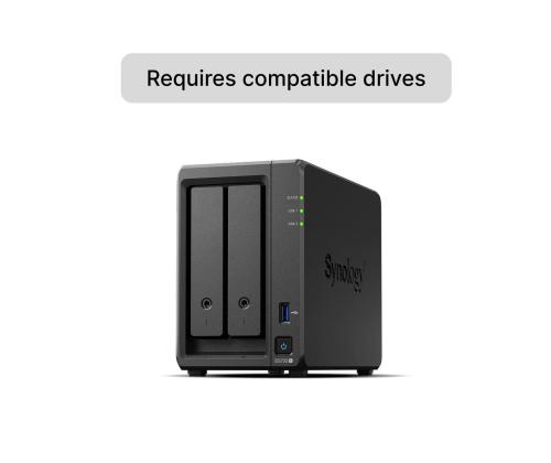 NAS STORAGE TOWER 2BAY/NO HDD DS725+ SYNOLOGY