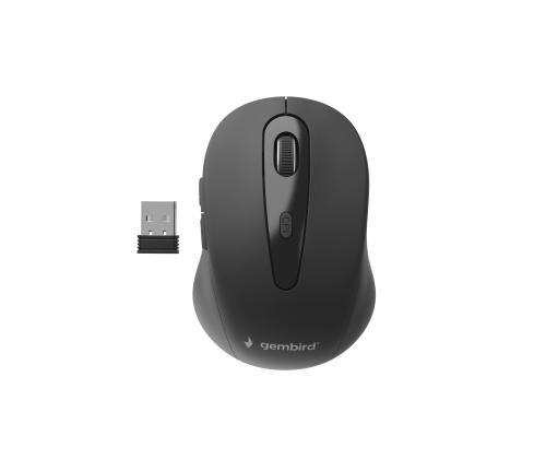 MOUSE USB OPTICAL WRL/BLACK MUSW-6B-01 GEMBIRD