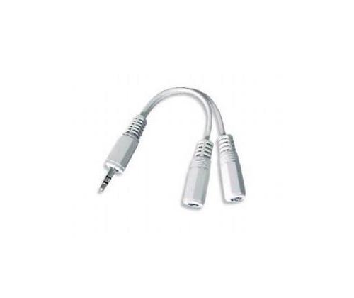 CABLE AUDIO SPLITTER 3.5MM/10CM WHITE CCA-415W GEMBIRD