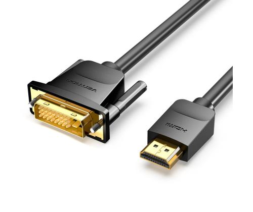 CABLE HDMI TO DVI 2M/BLACK ABFBH VENTION