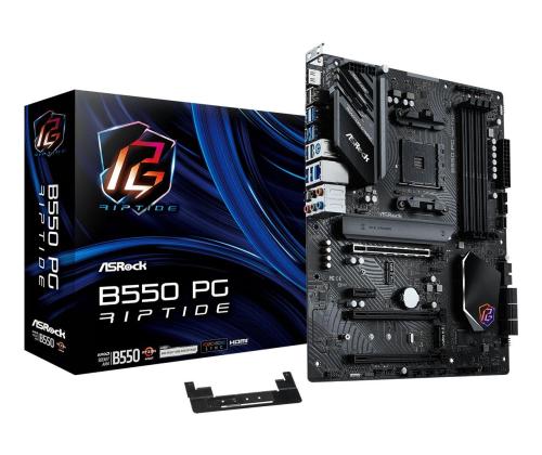 Mainboard ASROCK AMD B550 SAM4 ATX Memory DDR4 Memory slots 4 3xPCI-Express 16x 1xPCI-Express 3.0…