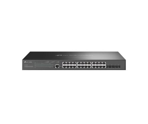 Switch TP-LINK Omada TL-SG3428XMP Type L2+ Rack 4xSFP+ 1xConsole 1 PoE+ ports 24 384 Watts TL…