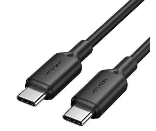 CABLE USB-C TO USB-C/1M BLACK TRCBF VENTION