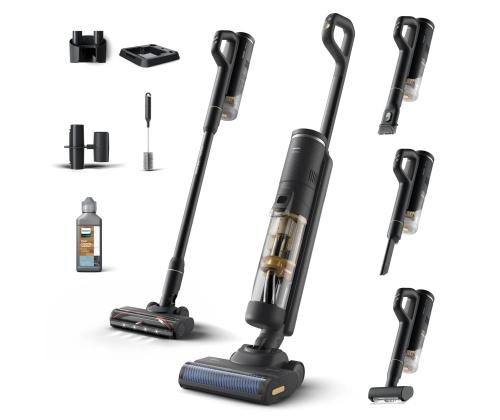 Vacuum Cleaner PHILIPS XW7264/11 Dry&wet 3-in-1 stick vacuum Black Bagless Battery  4.5 kg XW7264/11