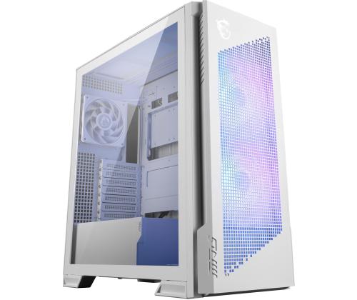 Case MSI ATX/micro ATX/Mini-ITX/EATX White Midi Tower PC VELOX300RAIRFLOWPZWH