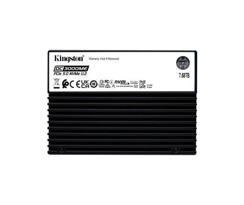 SSD KINGSTON SSD series DC3000ME 7.68TB NVMe NAND flash technology 3D TLC Write speed 10000 MBytes…