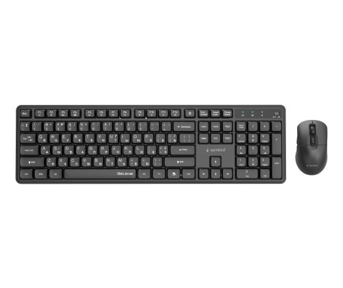 KEYBOARD +MOUSE WRL CYRILLIC/BLACK KBS-WMS-01-CYRL GEMBIRD