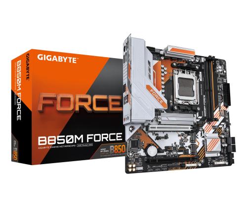 Mainboard GIGABYTE AMD B850 Socket AM5 micro ATX RAM DDR5-SDRAM 2xSlots 3xNumber of M.2 (M) slots…