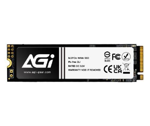 SSD AGI TECHNOLOGY 150xTBW rating MTBF 1600000 h Read speed 1950 MB/s Write speed 1200 MB/s NVMe…
