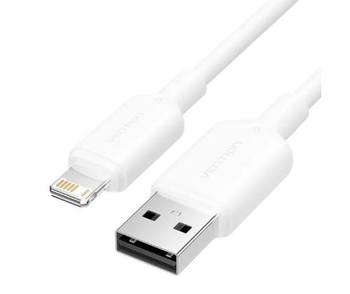 CABLE USB2.0 TO LIGHTNING/2M WHITE LAMWH VENTION