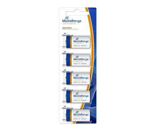 BATTERY LITHIUM CR123A 3V/5PCS MRBAT150 MEDIARANGE